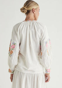 MOS The Label - The  Ophelia Blouse, Ivory