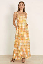 Load image into Gallery viewer, Mon Renn - Lumen Maxi Dress, Golden Check