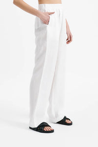 Nude Lucy - Lounge Linen Pants, White