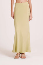 Load image into Gallery viewer, Nude Lucy - Ines Cupro Skirt, Lime