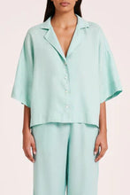 Load image into Gallery viewer, Nude Lucy - Lounge Linen Shirt, Aqua