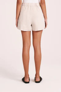 Nude Lucy - Thilda Tailored Shorts,  Natural