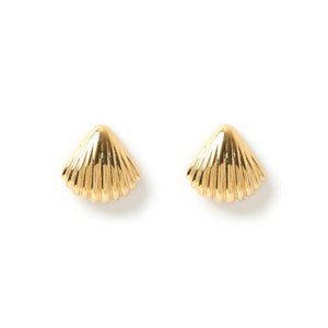 Arms Of Eve - Perla Shell Earrings, Gold