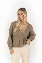 Load image into Gallery viewer, Romi Cardi, Hazelnut/Cream