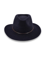 Load image into Gallery viewer, RW180 Navy Leura Fedora Wool felt