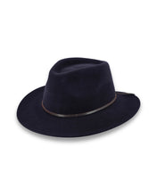 Load image into Gallery viewer, RW180 Navy Leura Fedora Wool felt