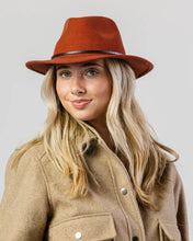 Load image into Gallery viewer, RW180 Paprika Leura Fedora Wool felt