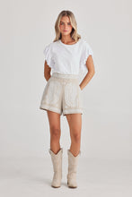 Load image into Gallery viewer, Johari Short Natural White Embroidery