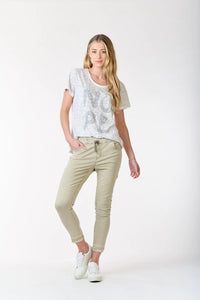 Bianco Jeans - Ruby, Olive