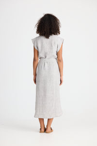 Sebou Dress, Charcoal Fleck