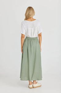 Shanty Corp - Coco Skirt, Sage Linen