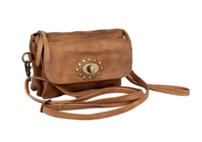 BL07- Leather bag pink