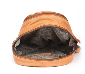 BL35- Natural Leather backpack