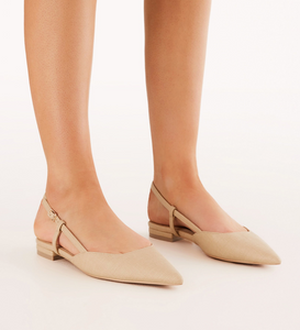 Iver Camel Raffia Shoe - Billini