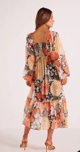 Minkpink - Clementine Midi Dress, Vintage Floral