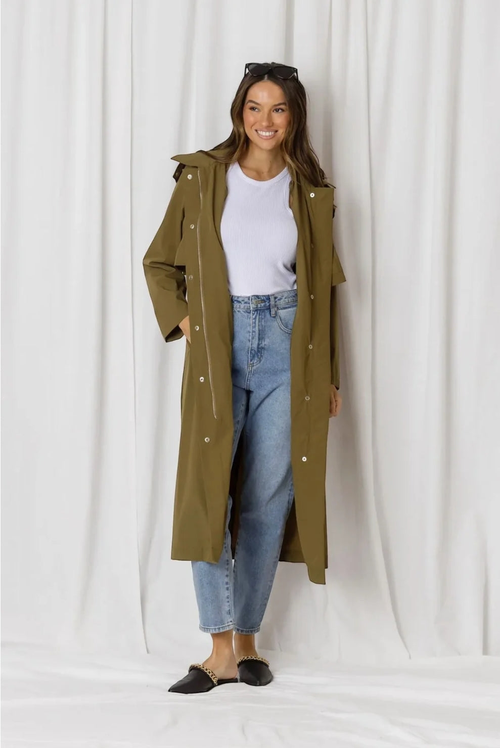 Hendrix Trench Coat, Khaki