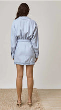 Load image into Gallery viewer, Mon Renn - Sentiment Mini Dress, Baby Blue