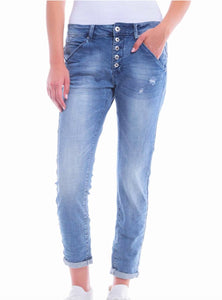 Bianco Jeans - Isabella, Mid Blue