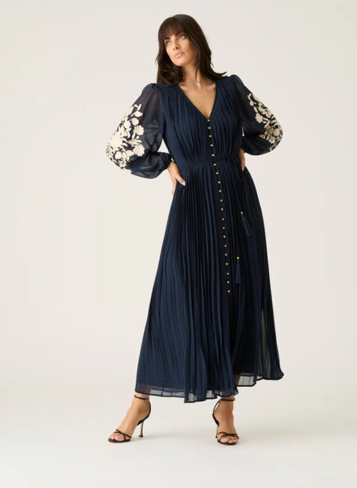 MOS The Label - Willow Maxi Dress, Navy