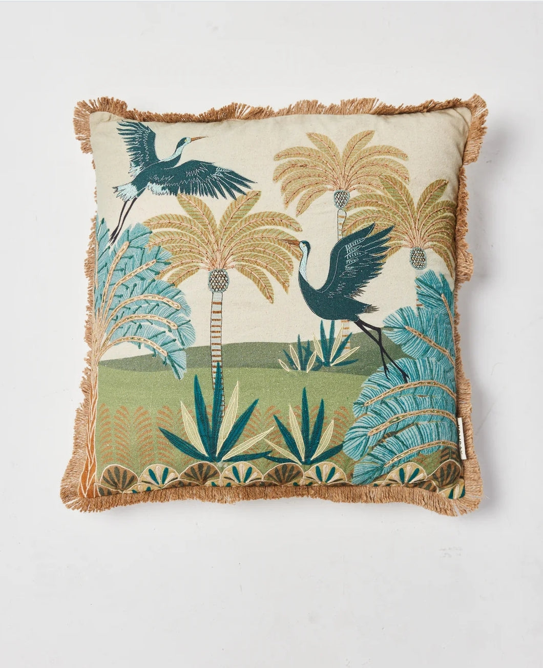 Shanty Corp - Spice Island Cushion, Green