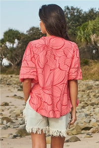 Jaase - Eliza Blouse, Rosella Print