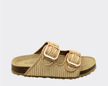 Load image into Gallery viewer, Cammy Rattan Slides Human
