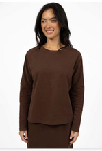 Load image into Gallery viewer, Wildfire Long Sleeve Tee, Chocolate