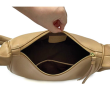 Load image into Gallery viewer, Slouch Leather Bag, Dessert Pebble