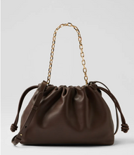 Load image into Gallery viewer, Iriis Leather Bag, Dark Chocolate