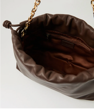 Load image into Gallery viewer, Iriis Leather Bag, Dark Chocolate