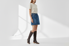 Load image into Gallery viewer, Desta Chocolate Leather Boots