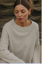Load image into Gallery viewer, Elevate Merino Cashmere Crew Buckwheat  Talamaya