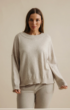 Load image into Gallery viewer, Elevate Merino Cashmere Crew Buckwheat  Talamaya