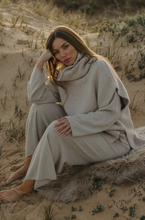 Load image into Gallery viewer, Dreams Funnel Neck Tabard Wheat Talamaya
