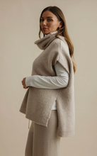 Load image into Gallery viewer, Dreams Funnel Neck Tabard Wheat Talamaya