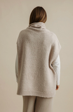 Load image into Gallery viewer, Dreams Funnel Neck Tabard Wheat Talamaya