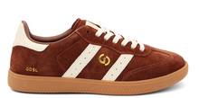 Load image into Gallery viewer, Goodsole 2001 Parallel Sneakers, Coffee/ Ivory Stripe