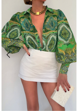 Load image into Gallery viewer, Fleetwood Blouse INDIANA GREEN