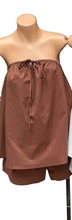Load image into Gallery viewer, Summer Chocolate Strapless Set