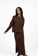 Load image into Gallery viewer, Wildfire Long Sleeve Tee, Chocolate