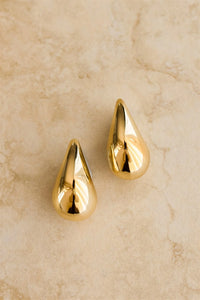 Indigo & Wolfe - Sophia Drop Earrings, Gold (Medium)