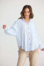 Load image into Gallery viewer, Yellowstone denim stripe shirt