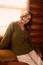 Load image into Gallery viewer, Bambi Cardigan olive -
