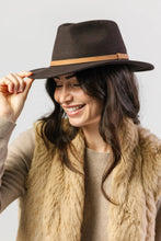 Load image into Gallery viewer, Verbier Fedora Espresso