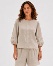 Load image into Gallery viewer, Penny Blouse Flax  Linen