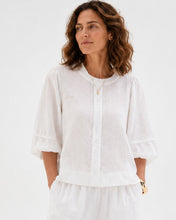 Load image into Gallery viewer, Penny Blouse White Linen