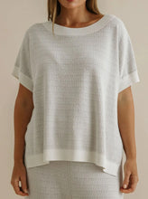 Load image into Gallery viewer, Crepe knitted tee Talamaya