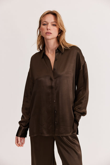 Staple The Label - Freja Satin Shirt