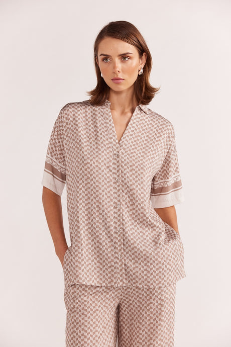 Staple The Label - Soleil Shirt, Beige