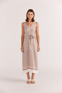 Staple The Label - Soleil Midi Dress, Beige